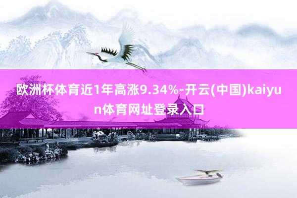 欧洲杯体育近1年高涨9.34%-开云(中国)kaiyun体育网址登录入口